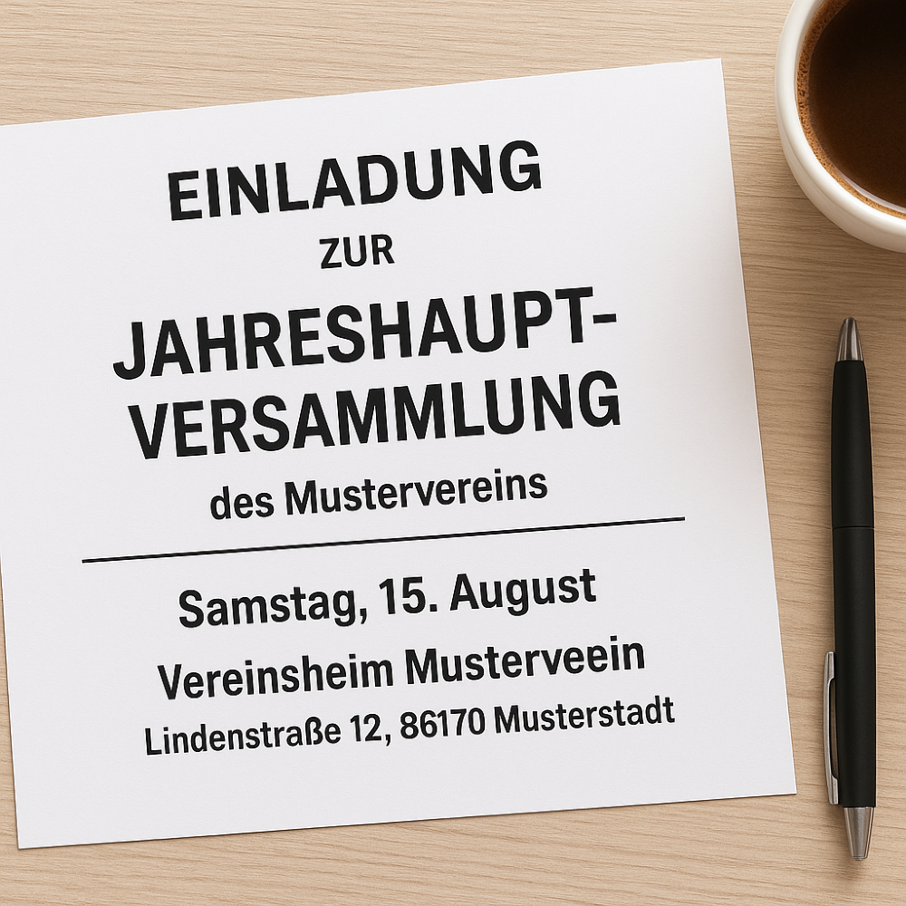 Bild - Jahreshauptversammlung 